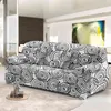 Moda Geometryczne Kształt Kształt Sofa Pokrywa do salonu 1/2/3/4 Seaters Universal Size Elastic Slipcover Case PillowCazy Dostępne 211116