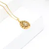 Varole Fashion water droplet shape necklace and earrings set jewellery women chain pendent customized logo oem4202346