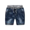 Pojkar sommar jeans shorts barn cowboy bomull kort byxor casual baby byxor 2-14 år barn kläder 210723