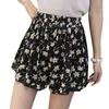 Losse Boho Floral Casual Vrouwen Chiffon Shorts Polka Dot Summer Holiday Plus Size M30270 210724