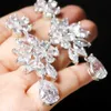 ASNORA Fashion Shiny Zircon Women Bridal Earring Jewelry Wedding Accessories Earrings Girls' Bithday Gifts