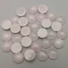 12mm Flat Back Quartz Loose stone Round cab cabochons Chakras beads for jewelry making Healing Crystal wholesale