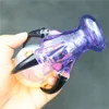 Glas Dragon Claw Orb Pearl Bong med 10mm 45 ° Kvinna Joint Lila Handglas Vatten Bongs Vattenrör Olje Rigbubblers