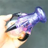 Glazen Dragon Claw Orb Pearl Bong met 10mm 45 ° vrouwelijke gewrichts paars hand glazen water bongs waterleidingen bubbellers