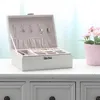 Bathroom Storage & Organization Exquisite Jewelry Box Women Leather Packaging Necklace Rings Earrings Bracelet Organizer Display Gift Boxes