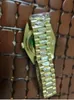 Mens Watch 41mm Pave Full Diamond 228349 118388 Calendar Automatic Sapphire Glass Steel Bracelet Luxury Men's Watches Wristwatches