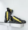 Luxury Mens Flow Perfect Sneakers Casual Shoes Comfort Comance Mens Sports Zipper Rubber Mesh Lightweight Skateboard Runner Sole Tech Fabrics Trainer Box
