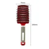 Femmes Hair Saldp Massage peigne Bristle Nylon Hair Brush Wet Curly Détangler Brosse de cheveux pour salon Barber Hairdressing Style Tools7770263