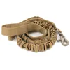 Hundkrage Leashes Tactical Bungee Leash Collar 2 Handle Quick Release Cat Pet Elastic Leads Rope Militärträning Leashesdog