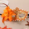 Party Masks Festival Supplies Side Flower Masquerade Dance Venice Princess Mask High-Grade