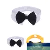 New Arrival Yellow Pet Bow Tie Collar Dog Cat Puppy Bowknot Tie Cotton Adjustable Neck Tie
