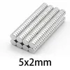 Partihandel - I lager 50 st Stark Round NDFEB Magneter DIA 5x2mm N35 RARE Earth Neodymium Permanent Craft / DIY Magnet