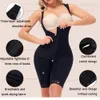 Colombian pós-parto pós-parto full corpo shaper shaper treinador liso estômago mulher macacão proteção ajustável moldável shapewear