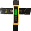 100 pz da dhl fedex Penna digitale Filtro portatile Tester di purezza di qualità Contatore dell'acqua con retroilluminazione TDS Misurazione della temperatura EC