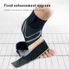 Apoio ao tornozelo 1 pcs Sport Sport Running Futebol Proteção de futebol Bandagem de pé Elástico Brace Band Ajustável Qhoe