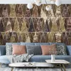 Wallpapers Custom Po Wallpaper Modern Retro Abstract Ink Texture 3D Geometric Mural Living Room TV Background Wall Decor Papel De Parede