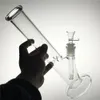 Neue 12-Zoll-Glasbong-Wasserpfeifen mit 14-mm-Kopf-Downstem, dickem, berauschendem Glasbecher, Perkolator-Bong-Recycler-Dab-Rigs zum Rauchen, 6-mm-Dicke, schwer