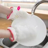 Olio antiaderente Guanto per lavare i piatti Spazzola per la pulizia della cucina Ciotola Guanti solidi morbidi impermeabili Articoli per la casa WLL25