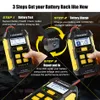 KONNWEI KW510 Full Automatic 12V Car Battery Tester Diagnostic Tools Pulse Repair 5A Batterys Chargers Wet Dry AGM Gel Lead Acid