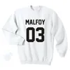Women's Hoodies Sweatshirts unisex Sweatshirt Moletom do Tumblr Malfoy 03 House of Slytherin Magic Shirt Top Crewneck 201201