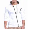 Trainingspak Mannen 2 Stuks Set Sweatshirt + Sweatpants Sportkleding Zipper Hoodies Casual Mens Kleding Ropa Hombre Size S-3XL 211109