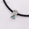 Kit per la creazione di gioielli in argento sterling 925 jewlary fascino fai da te stile pandora Disny Cinderla bracciale regali per donna uomo catena perlina ciondolo collana cool 799509C01