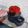 Decorative Flowers & Wreaths Acrylic Box Preserved Rose Eternal Forever Roses Jewelry Valentine Gifts For Girlfriend Mother Women