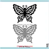 Schilderkunsten, ambachten geschenken Home Gardenpainting Benodigdheden Cartoon Butterfly Stencil Metalen Cutting Dies Cut Practice Hands-on DIY Scrapbooki