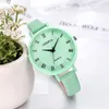 Wristwatches 2022 Ladies Watches Fashion Casual Women Geneva Pink Leather Band Quartz Watch Small Bayan Kol Saati