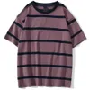 Aolamegs Männer T-shirt Farbblockdruck 3 Farbe Optional T-shirts Einfache High Street Basic Allgleiches Cargo Tops Männlich Streetwear 210706