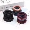 2022 new Girls Frosted Coil Hair Ties Large Hairbands Elastic Rope Rubber Ring Ponytail Holder For Women Thick Accessories Wholesale