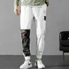 Summer Splicing Men Large Size Casual Pants Camouflage Nine-Point Trousers M-8Xl Sports 210715