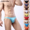 4 stks Sexy Gay Slips Heren Ondergoed Mannelijke slipje Cueca Tanga Bikini Mannen Slips Sexy Lage Taille Onderbroek Comfortabele Homme A1702 210707