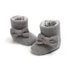 2018 Winter Warm Knit Boots Toddler Infant Soft Sole Shoes Flower Baby Shoes Baby Girls Boot Newborn Boots 0-18m G1023