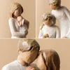 Mother's Day Birthday Easter Wedding Gift Nordic Home Decoration People Model Living Room Accessories Family Figurines Crafts 210804