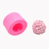 Bougies faites à la main DIY Silicone Moule 3D Rose Ball Aromathérapie Cire Gypse Moule Forme Bougies Faisant des Fournitures EWD6417