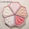 Handaiyan 5 Color Highlighter Paleta Maquiagem Contorno De Contorno Pó Bronzer Compõem Blush Professional Brighten Palette Cosméticos Em Estoque