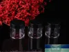 Lagringsflaskor JARS 50PCS X10G Transparent prov Runda behållare Jar Plastlåda Rhinestone Nail Glitter Kosmetisk Tom Fabrikspris Expert Design Kvalitet