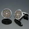 Fashion French Men's Shirt Metal Brass Enamel Cufflinks sleeve button Business suit Shirt Crystal Zircon Cuff Links for Men jewelry