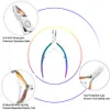 wholes 3 pezzi Forbici per tronchesi per cuticole con chiodi a spinta Taglierina Strumenti per la rimozione dell'acciaio inossidabile278S