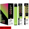 Efeitos de barra 1600 Puff Capacidade No Xxl 1600Puffs 850mah 40ml Dias 22 cores Proibição selecionável entregue durante 57 Gxqlb7184810