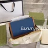 Women 2021 Popular Designer Luxurys New Denim Series Messenger Crossbody Bags Beautiful Blue Letter Chain Shoulder Bag Mini Small Purse