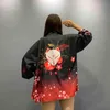 Bayan Üstleri ve Bluzlar Harajuku Kawaii Gömlek Japon Streetwear Kıyafet Kimono Hırka Kadın Yukata Bluz Kadınlar AA001 210402