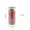 Kitchen Airtight Food Storage Heat-resistant Glass Jar Container with Stainless Steel Lid