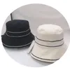 Modemärke Desiger Brev Broderi Bucket Hat Keps för kvinnor Män Baseballkepsar Mössa Casquettes Fisherman Buckets Hattar Patchwork Höst Vinter Hattar med bred brätte