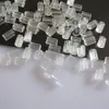 1000 STUKS Veel Plastic Clear Rubber Earring Backs Siliconen Oorbellen Stoppers Backing Vervangingen Oorbellen Sieraden Finding289D