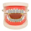 힙합 록 아이스 밖으로 지르콘 송곳니 치아 grillz 모자 탑 바닥 그릴 세트 남자 뱀파이어 그릴 바디 쥬얼리