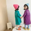 Lato Cute Girls Krótki Rękaw Dress Sukienka Koreański Styl Dzieci Luźne Casual Długie Koszulki Dresses 210615