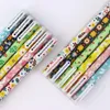 젤 펜 kalove 6pcs/sset 0.38mm 펜 아름다운 시그니처 롤러 볼 한국 학교 사무실 쓰기 편지지 어린이 창조적 선물