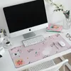 Cute PU Leather Mice Office Computer Mat Cartoon Pattern Laptop Cushion Large Mouse Pad Desk Organizer with Calendar